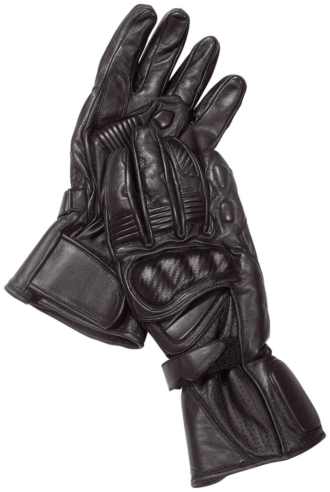 Motorradhandschuhe ROLEFF "Racewear" Gr. S, schwarz, Handschuhe, S, Obermaterial: 100% Rindsleder. Innenfutter: 100% Polyester, winddicht, wasserdicht Image
