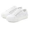 Sneaker FCUK, Damen, Gr. 40, weiß, Obermaterial: 100% Textilmaterial. Futter: 100% Textilmaterial. Decksohle: 100% Textilmaterial. Laufsohle: 100% Synthetik, unifarben, casual, Schuhe, Freizeitschuh, Halbschuh mit Plateausohle VEGAN