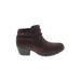 Earth Origins Ankle Boots: Brown Solid Shoes - Women's Size 10