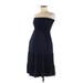 Annee Matthew Casual Dress - DropWaist: Blue Dresses - Women's Size Medium Maternity