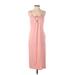 Miken Swim Casual Dress - Slip dress: Pink Solid Dresses - New - Women's Size Small