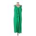 Nine West Casual Dress - Maxi: Green Dresses - Women's Size 10