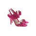 Antonio Melani Heels: Pink Color Block Shoes - Women's Size 7