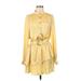 Ramy Brook Casual Dress: Yellow Dresses - New - Women's Size Medium