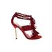 B Brian Atwood Heels: Burgundy Shoes - Women's Size 6 1/2