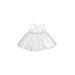 Blueberi Boulevard Special Occasion Dress: Silver Skirts & Dresses - Size 3-6 Month