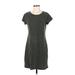Gap Casual Dress - Sheath: Gray Solid Dresses - Women's Size Small
