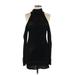 Hot & Delicious Casual Dress - Sweater Dress: Black Dresses - Women's Size Medium