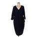 Adrianna Papell Casual Dress - Sweater Dress: Blue Dresses - New - Women's Size 10