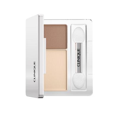 Clinique - All About Shadow Duo Day Into Date Paletten & Sets 2,2 g 4 - IVORY BISQUE/ BRONZE SATIN Image