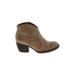 Born Handcrafted Footwear Ankle Boots: Tan Shoes - Women's Size 6 1/2