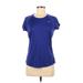 Under Armour Active T-Shirt: Blue Activewear - Women's Size Medium