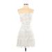 Lulus Casual Dress - Mini: White Dresses - Women's Size Small