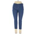 Old Navy Jeggings - Mid/Reg Rise: Blue Bottoms - Women's Size 14