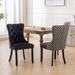 Classic Velvet Dining Chairs,High-end Tufted Solid Wood Contemporary Velvet Upholstered Dining Chair ,SET OF 2