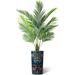 SIGNLEADER Artificial Tree In Planter, Fake Areca Tropical Palm Tree Home Decoration (Plant Pot Plus Tree) Silk/Polyester/Plastic | Wayfair