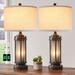 Orren Ellis Adalina Lamp Metal in Brown | 25 H x 5 W x 12 D in | Wayfair 4E1613BB401E4ED9BDCB5B8B884A9860