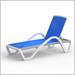 Latitude Run® Delianys Outdoor Chaise Lounge in White | 37.2 H x 22.8 W x 66 D in | Wayfair B694E5CDCB27408289AA9D58A690B2EC