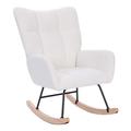 Latitude Run® Sumayra Rocking Chair | 35.04 H x 35.63 W x 25.19 D in | Wayfair F742DE9D86494D909E5C81DD63246B75