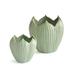 Birch Lane™ Newcastle Handmade Ceramic Pot Planter Ceramic in Green | 5.75 H x 5.75 W x 5.75 D in | Wayfair D41FADA19B6E45D69285D494B679364D