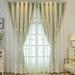 Wildon Home® New Arrival: Minimalist Embroidered Sheer Double-Layered Curtain | Wayfair 0DF483AC0C714A90A92FA1E83033D8B6