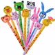 Wild Animal Head Toy Balloon Stick Wild One Party Decor Animal Party Birthday Party Balloon Kids