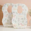 10PCS Baby Disposable Bibs Non-Woven Fabric Toddler Kids Feeding Saliva Apron Paper Bibs Sterile