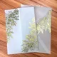 1 set Rose Gold Foil Dark Green Vellum Wedding Invitation Cards Blue Gilding Silver Stamping Bridal