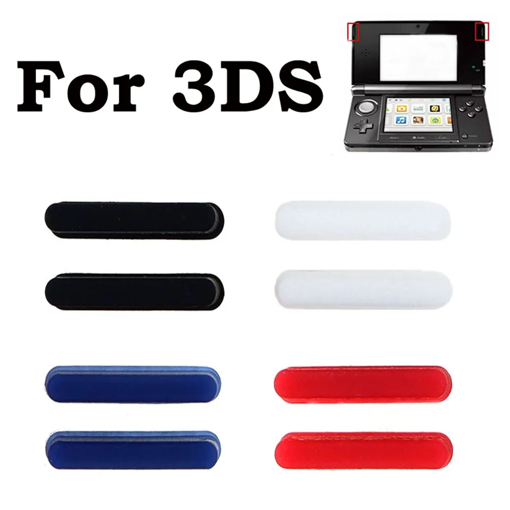 Ersatz Silikon Pad Taste Für 3DS Spielkonsole Oberen Top LCD Bildschirm Vorne Gummi Füße Abdeckung Pad Reparatur Teile Image