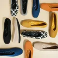 Chaussures Plates Décontractées à Semelle en Caoutchouc pour Femme Respirantes Confortables