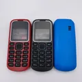 Full Mobile Phone Housing Cover Case Only + English Keypad Replacement Parts for Nokia 1280