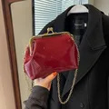 Sacs à bandoulière en PU brillant pour femmes équipement de fête mode polyvalente nouveau