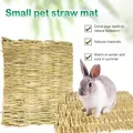 Rabbit Grass Chew Mat Small Animals Hamster Guinea Pig Cage Edible Mats for Cages Bird Nests Bunny