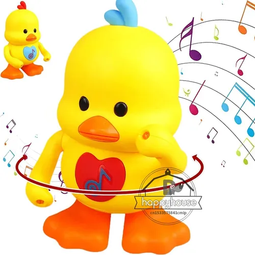 Elektronisches tanzendes Enten spielzeug für Kinder musikalische tanzende Ente mit leichtem