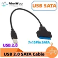 Mnnwuu usb 2 0 sata kabel sata zu usb adapter computer anschlüsse usb sata adapter kabel