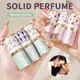 Memory Solid Stick Perfume Women Refreshing Floral Fragrance Solid Perfume Birthday Gift Portable