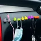 Hand geformte Gummi halter Brille Kabel Netz kabel Ladele itung selbst klebende Mini Haken Auto