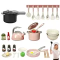 Accessoires de cuisine jouets éducatifs pour enfants ensemble d'accessoires de cuisine