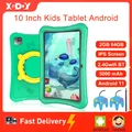 XGODY 10 Inch Tablet PC For Kids Study Education 64GB IPS Screen Android 11 Children Gift With