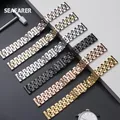 14MM 16MM 18MM 19MM 20MM Stainless Steel Watch Strap For TISSOT Watch band 1853 T41 T17 Silver