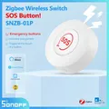 Macoff Zigbee scène Joli SNZB-01P SOS D'urgence Bouton On/Off Lumière Joli Une Clé Alarme DIY maison