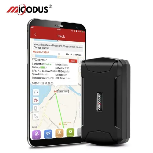 Traceur GPS magnétique pour voiture, 5000mAh, CODUS ML500, moniteur vocal de température,