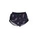 Under Armour Athletic Shorts: Purple Hearts Activewear - Women's Size Small