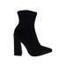 Boohoo Ankle Boots: Black Shoes - Women's Size 5