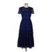 Maggy London Cocktail Dress: Blue Dresses - Women's Size 6