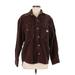 CALVIN KLEIN JEANS Denim Jacket: Brown Jackets & Outerwear - Women's Size Medium