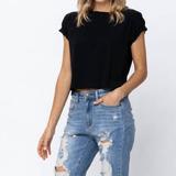 Judy Blue Hi Rise Destroyed Boyfriend Jeans - Blue