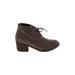 Carlos by Carlos Santana Ankle Boots: Gray Shoes - Women's Size 8