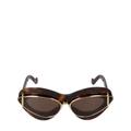 Double Frame Acetate Sunglasses - Brown - Loewe Sunglasses