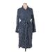 Gap Casual Dress - Shirtdress: Blue Dresses - New - Women's Size X-Large